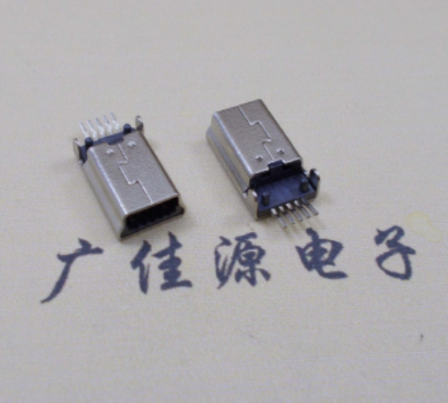 MINI USB male 5pin terminal board with column 10.7mm body length