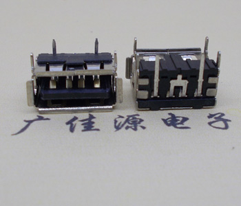 USB interface 2p terminal A female 10.0 horizontal four pin plug-in short body