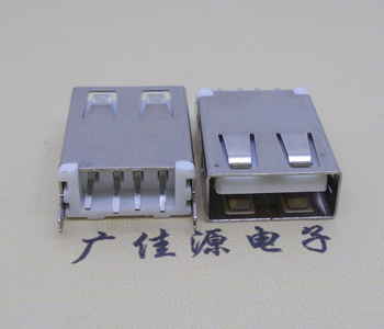 USB AF vertical straight plug extension 17.5MM high current 3A socket