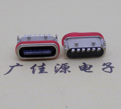 Waterproof Type-C6p Female Seat Horizontal Patch Connector